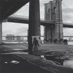 Thomas Lüttge, Shadow Man, Brooklyn Bridge, New York City, 1984, Digital inkjet print, printed