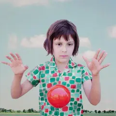 Loretta Lux, The Red Ball 1, 2000, Cibachrome print on Ilford paper