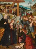 Probably Bolognese School around 1500, The Nativity, Oil on panel