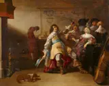 Anthonie Palamedesz., Merry Company by a Fire