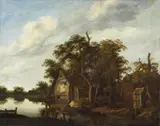Cornelis Gerritsz Decker, River Landscape, Oil on canvas (relined)