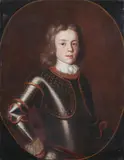 Netherlandish School around 1670 & 90, Portrait of a Prince in Armour, Oil on canvas