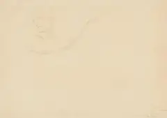 Peter Cornelius, Study of a Woman, Pencil