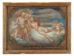 Philipp Otto Schäfer, Allegory of Air, Tempera on cardboard