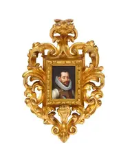 Jean de Saive, Portrait of Alessandro Farnese, Duke of Parma and Governor of the Spanish Netherlands, Oil on copper