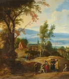 Joos de Momper, Christ Healing the Blind Man