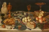 Gotthardt Wedig, An Opulent Feast, Oil on panel