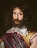 Justus Sustermans, Portrait of a Bearded Man in a Pink Silk Sash, Oil on canvas (relined)