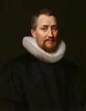 Portrait of a Man with Millstone Collar by Northern Netherlands 17th century, Oil on panel, sold May 2024