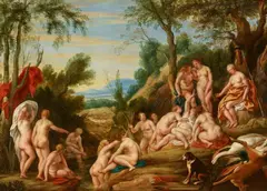 Jacob Jordaens, Diana and Callisto, Oil on panel