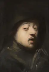 Jan Lievens, Self Portrait in a Mirror, Oil on panel