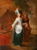 Hieronymus Janssens, Judith and Holofernes, Oil on panel