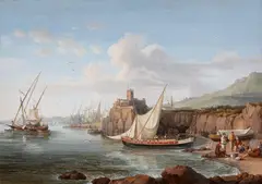 Jacob Philipp Hackert, View of Aci Castello, Gouache