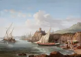 Jacob Philipp Hackert, View of Aci Castello, Gouache