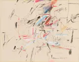 Peter Brüning, Untitled, 1963, Coloured chalk and Indian ink on paper