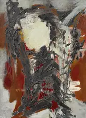 Otto Greis, Pastorale, 1957, Mixed media on canvas