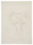 Joseph Beuys, Untitled, 1972, Pencil on paper