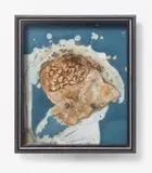 Dieter Roth, Inselbild, 1968, Accumulage of kitchen waste, nails, plaster, acrylic, etc., on painted chipboard. Approx