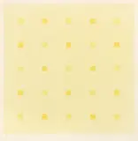 Antonio Calderara, Untitled (Constellazione Giallo), 1969, Watercolour on card