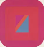 Metro/RRR/D by Georg Karl Pfahler, Around 1965-1969, Acrylic on canvas, sold Dec 2023