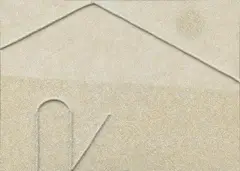 Jiří Kolář, Pocta Kleeovi (Homage to Klee), 1977, Relief chiasmage: printed papers and collage on wood
