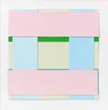 Imi Knoebel, Face 26, 2003/2013, Acrylic on plastic foil, collaged