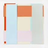 Imi Knoebel, Face 34, 2003/2014, Acrylic on plastic foil, collaged