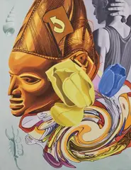 David Salle, Evolution, 2006, Oil on canvas