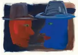 Rainer Fetting, Untitled, 1983, Gouache on card