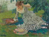Edward Cucuel, Nach der Siesta, Circa 1910, Oil on canvas