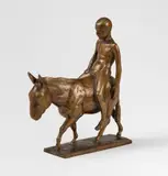 Eselreiter (klein) by August Gaul, 1912, Bronze, offered Dec 2023