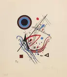 Wassily Kandinsky, Blau, 1922, Colour lithograph on fine machine-made laid paper
