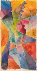 Arnold Topp, Weltenkreisen, 1919, Watercolour and pen and ink on handmade laid paper