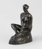 Edwin Scharff, Sitzende, 1925, Bronze