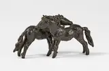 Spielende Shetlandponys by Renée Sintenis, 1936, Bronze, sold Dec 2023