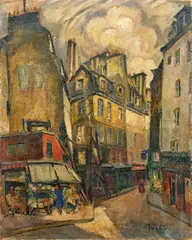 Mela Muter, Vieux Paris, 1920s, Oil on canvas
