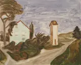 Erich Heckel, Haus am Abend (Hemmenhofen)