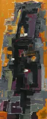 Felsen auf Ischia by Max Kaus, 1957, Oil on canvas, mounted on chipboard, offered Dec 2023