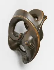 Ewald Mataré, Türgriff Widderkopf, Circa 1960, Bronze. Door knob with assembly thread