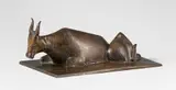 Emy Roeder, Ruhende Kuh mit Kalb, 1961/1962, Bronze