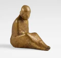 Gerhard Marcks, Sitzende Gewandfigur, 1934, Bronze