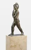 Georg Ehrlich, Schreitender Knabe, Circa 1950s/1960s, Bronze