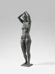 Gerhard Marcks, Venus, sich die Haare aufbindend, 1960, Bronze