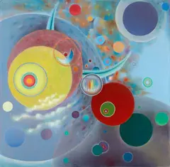 Boris Kleint, Kleine Welt (Kosmos), 1938/1976, Oil on panel