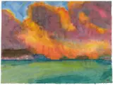Emil Nolde, Abend über Nordfriesland