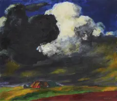 Emil Nolde, Nachmittagswolken, Friesland, 1940, Oil on canvas