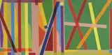Piero Dorazio, Gli Incamminati, 1968, Oil on canvas