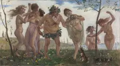 Lovis Corinth, Bacchantenzug, 1896, Oil on canvas
