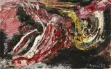 Karel Appel, Têtes Volantes, 1958, Oil on canvas