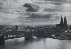 August Sander, Blick vom Messeturm auf Köln, 1939, Vintage gelatin silver print. Approx